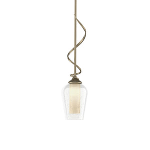Hubbardton Forge - 183030-SKT-MULT-84-ZS0354 - One Light Mini Pendant - Flora - Soft Gold