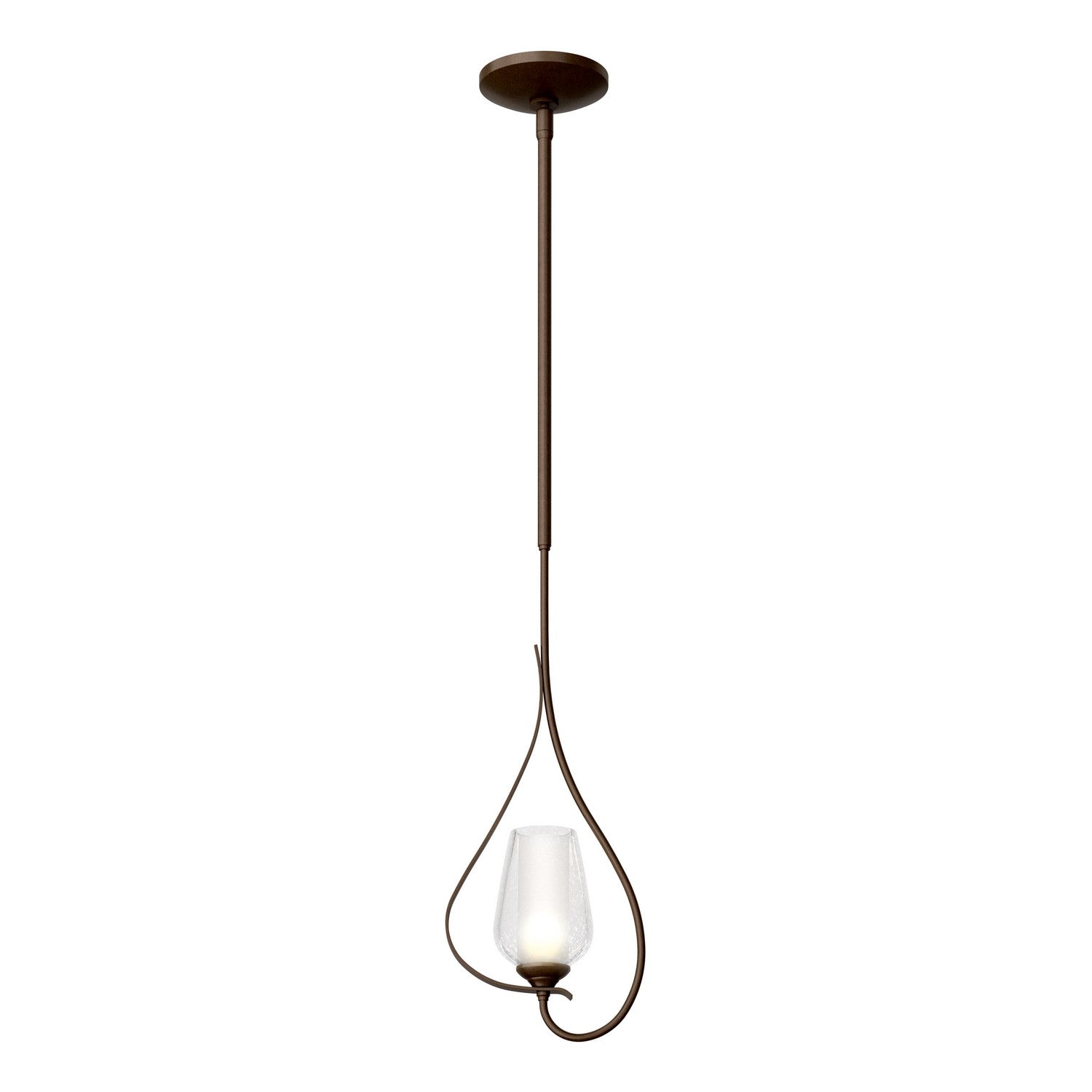 Hubbardton Forge - 183050-SKT-MULT-05-ZS0354 - Flora Up Light Mini Pendant - Flora - Bronze
