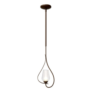 Hubbardton Forge - 183050-SKT-MULT-05-ZS0354 - One Light Mini Pendant - Flora - Bronze