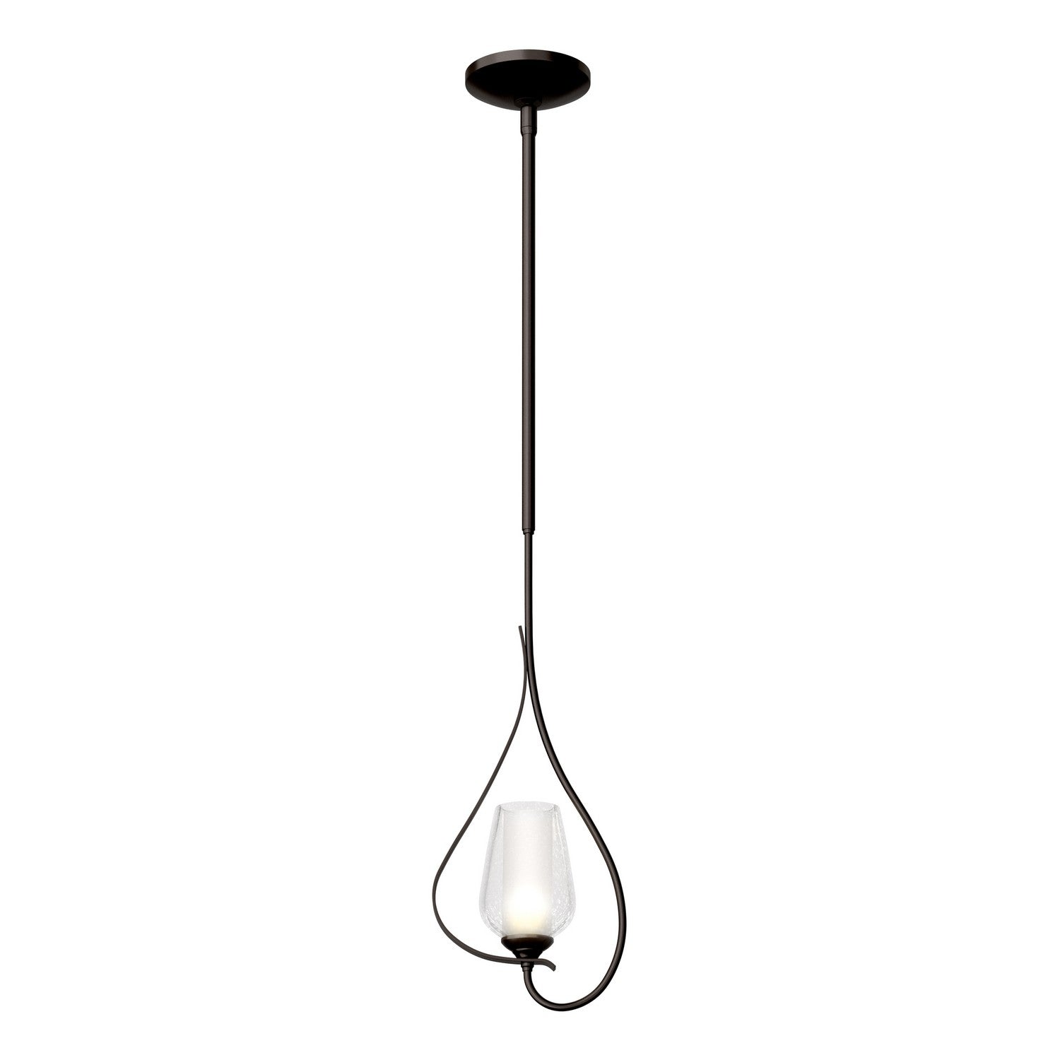 Hubbardton Forge - 183050-SKT-MULT-14-ZS0354 - Flora Up Light Mini Pendant - Flora - Oil Rubbed Bronze