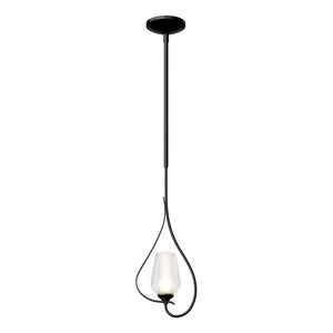 Hubbardton Forge - 183050-SKT-MULT-14-ZS0354 - One Light Mini Pendant - Flora - Oil Rubbed Bronze