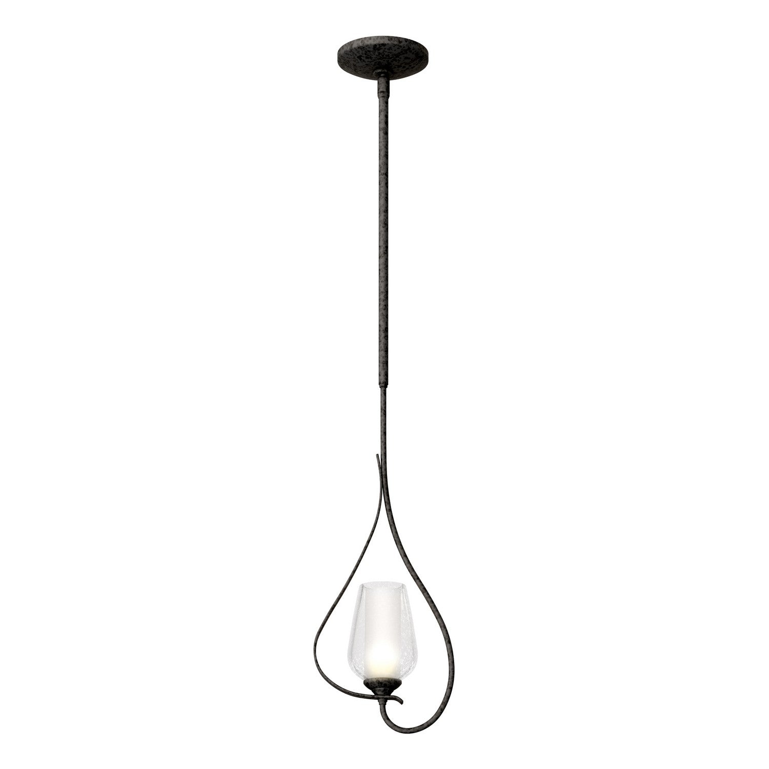 Hubbardton Forge - 183050-SKT-MULT-20-ZS0354 - Flora Up Light Mini Pendant - Flora - Natural Iron