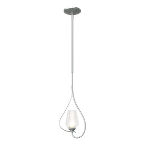 Hubbardton Forge - 183050-SKT-MULT-82-ZS0354 - One Light Mini Pendant - Flora - Vintage Platinum