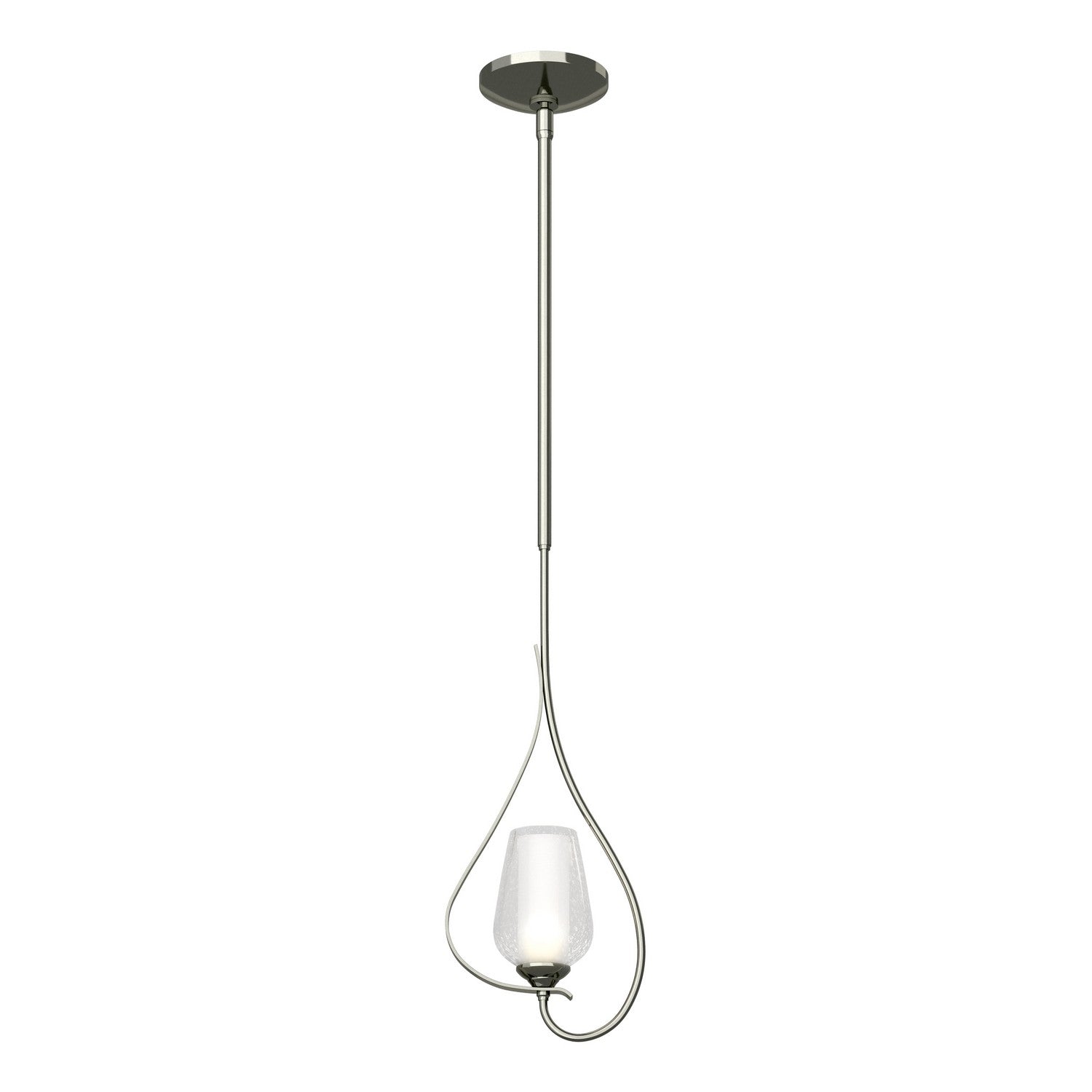 Hubbardton Forge - 183050-SKT-MULT-85-ZS0354 - Flora Up Light Mini Pendant - Flora - Sterling
