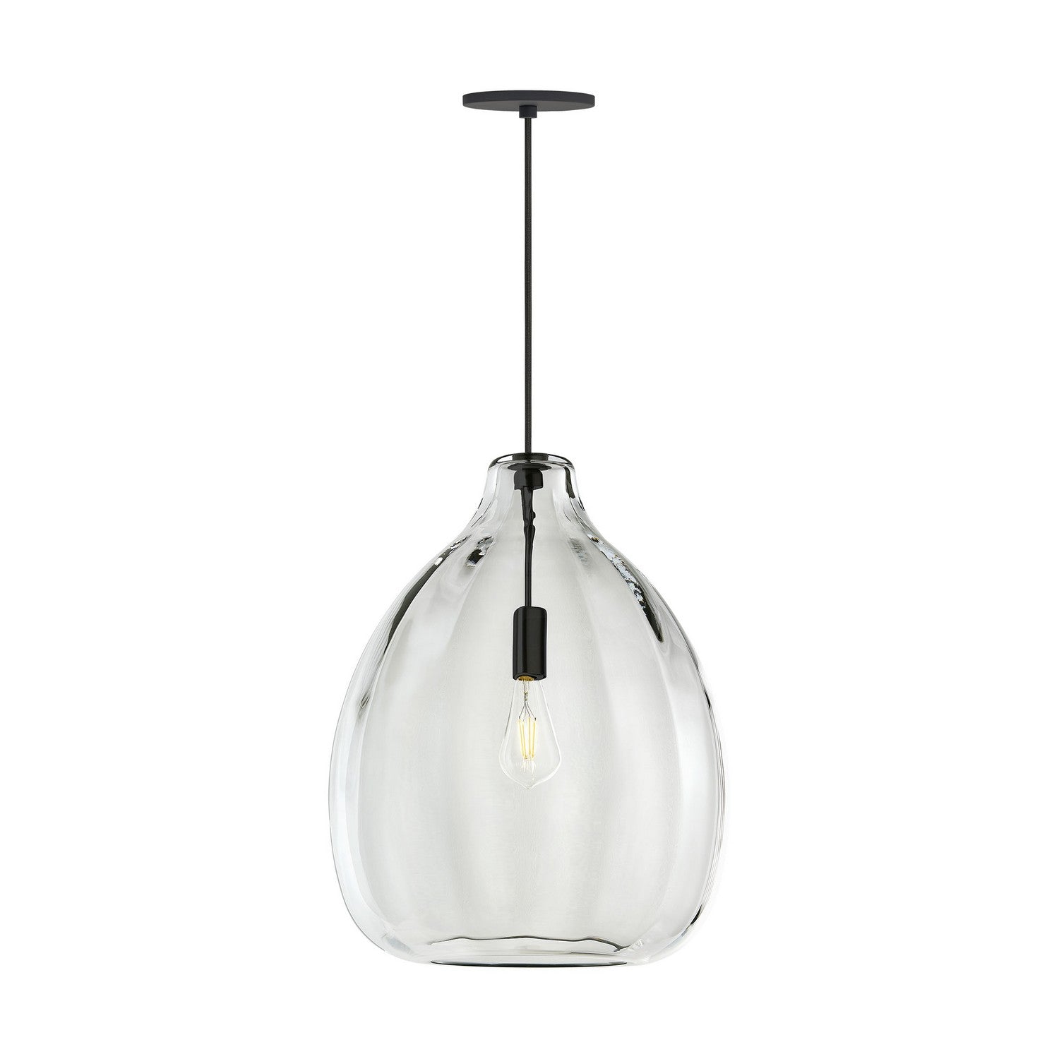 Visual Comfort Modern - 700TDHARPCB-LED927 - LED Pendant - Harper - Black