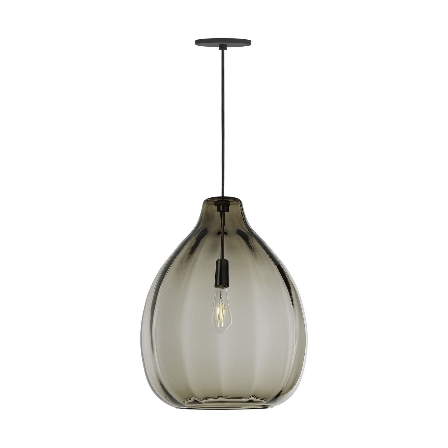 Visual Comfort Modern - 700TDHARPKB - One Light Pendant - Harper - Black