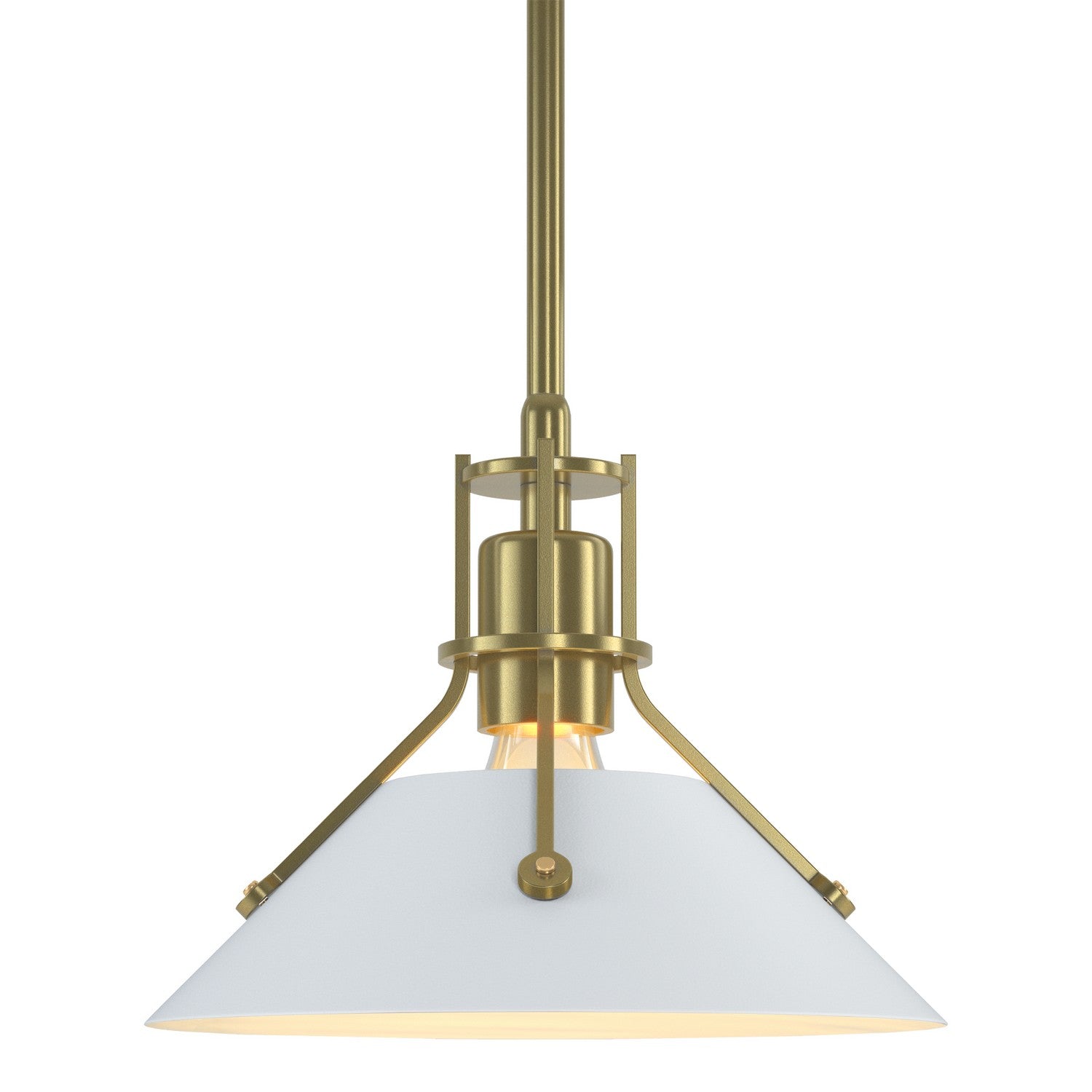 Hubbardton Forge - 184250-SKT-MULT-86-02 - One Light Pendant - Henry - Modern Brass