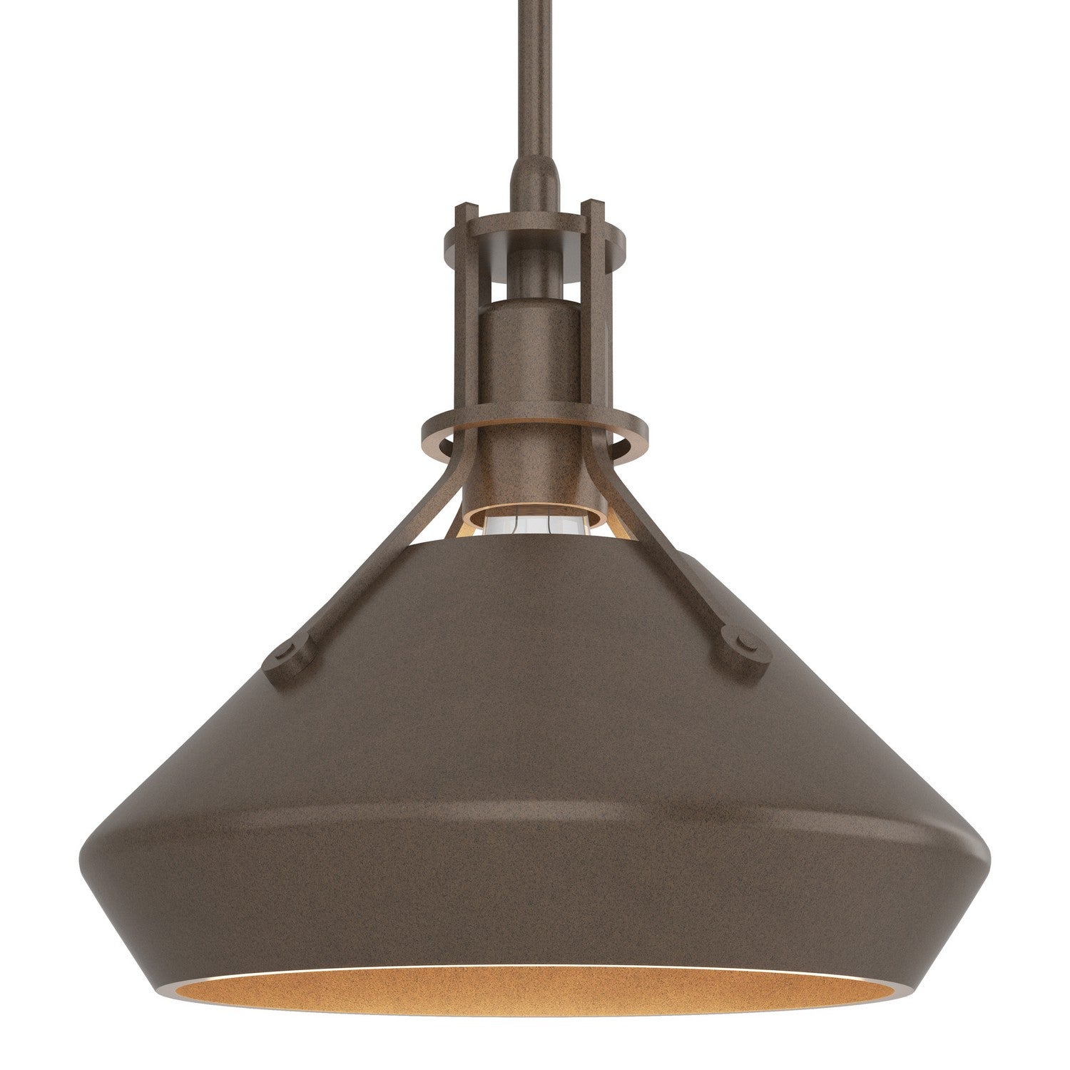 Hubbardton Forge - 184251-SKT-MULT-05-05 - Henry with Chamfer Pendant - Henry - Bronze