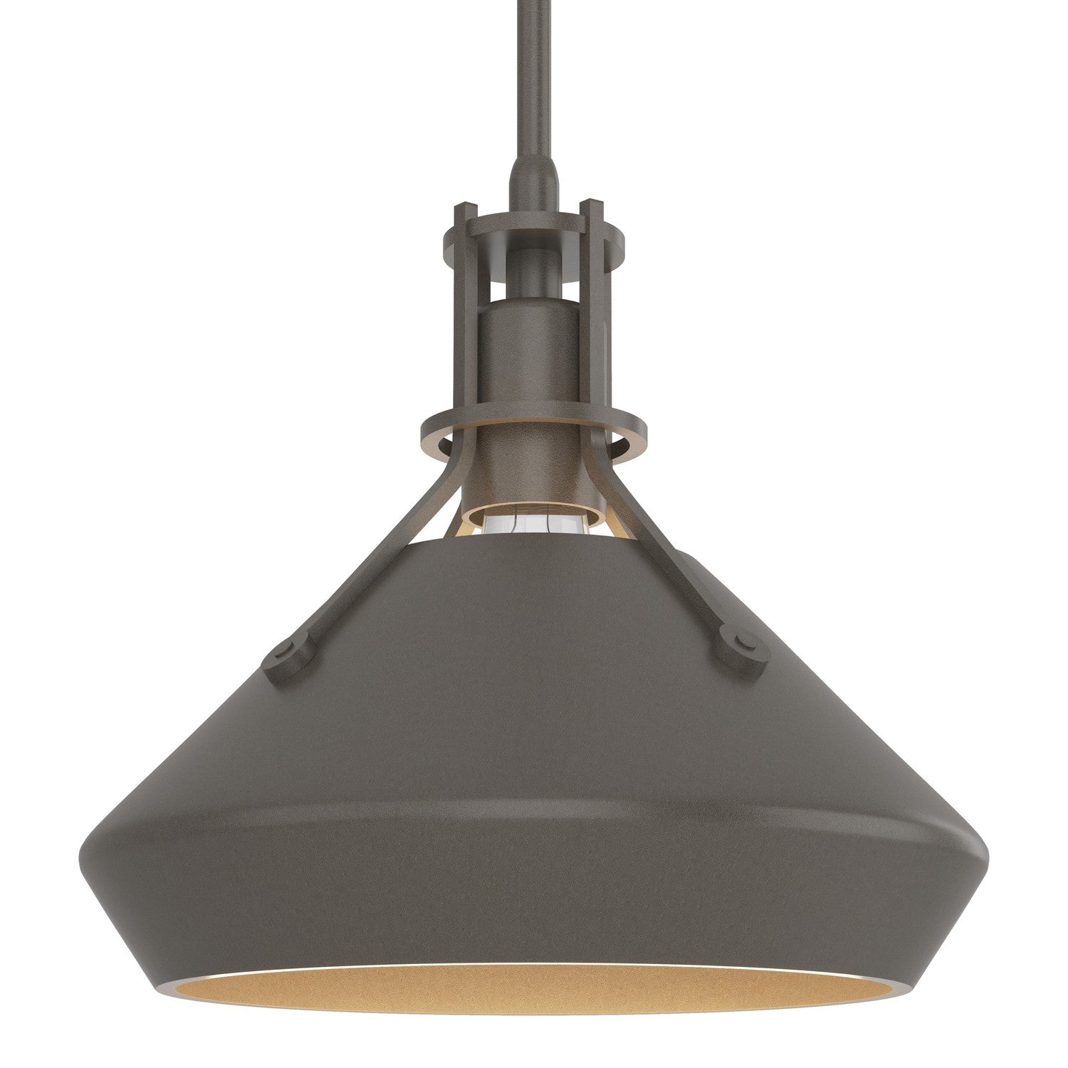 Hubbardton Forge - 184251-SKT-MULT-07-07 - Henry with Chamfer Pendant - Henry - Dark Smoke