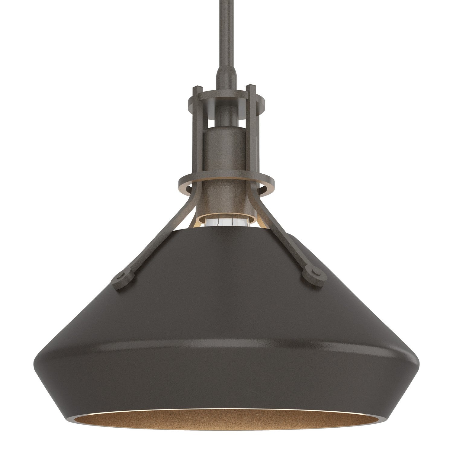 Hubbardton Forge - 184251-SKT-MULT-07-14 - Henry with Chamfer Pendant - Henry - Dark Smoke