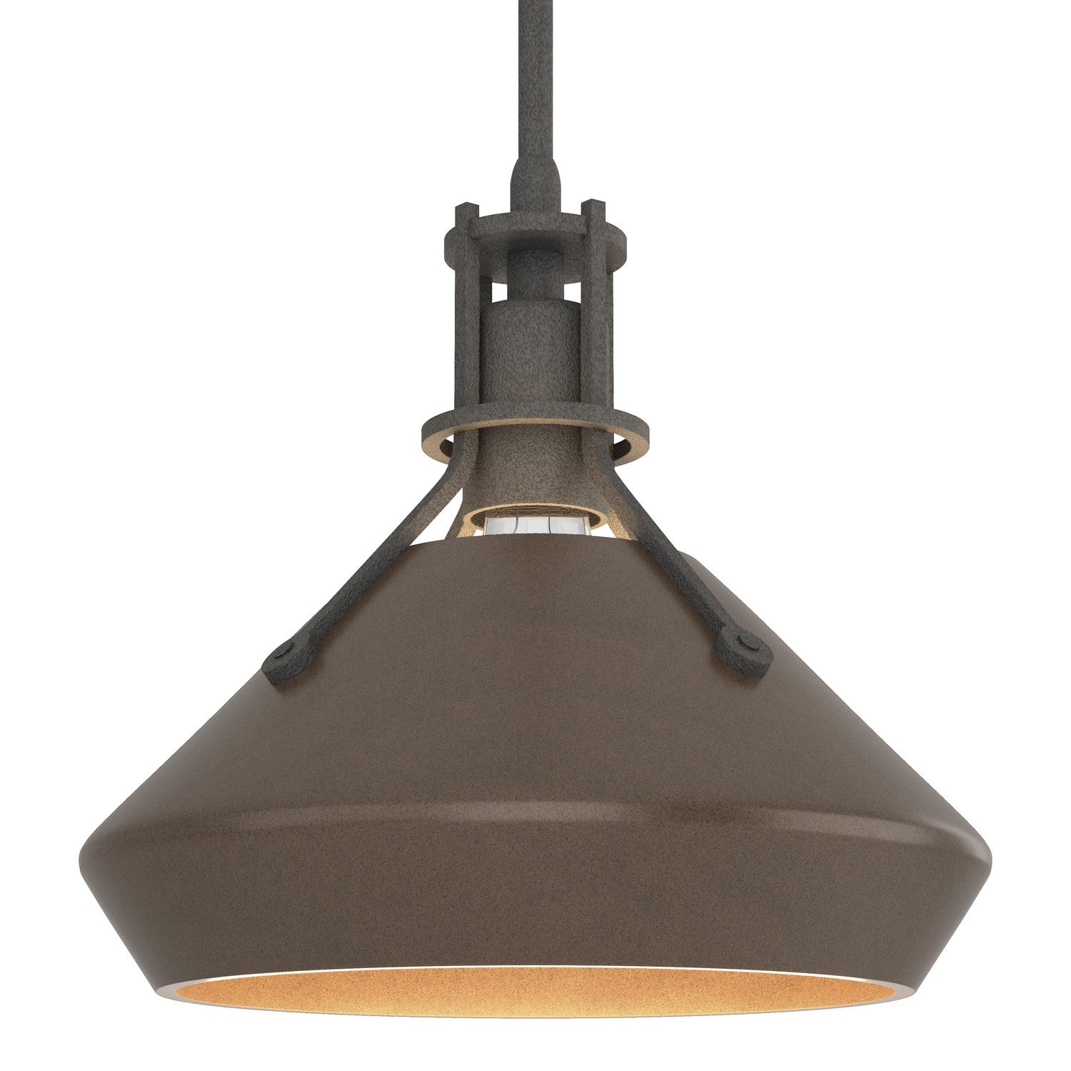 Hubbardton Forge - 184251-SKT-MULT-20-05 - Henry with Chamfer Pendant - Henry - Natural Iron