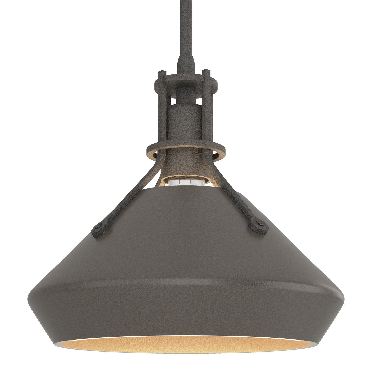 Hubbardton Forge - 184251-SKT-MULT-20-07 - Henry with Chamfer Pendant - Henry - Natural Iron
