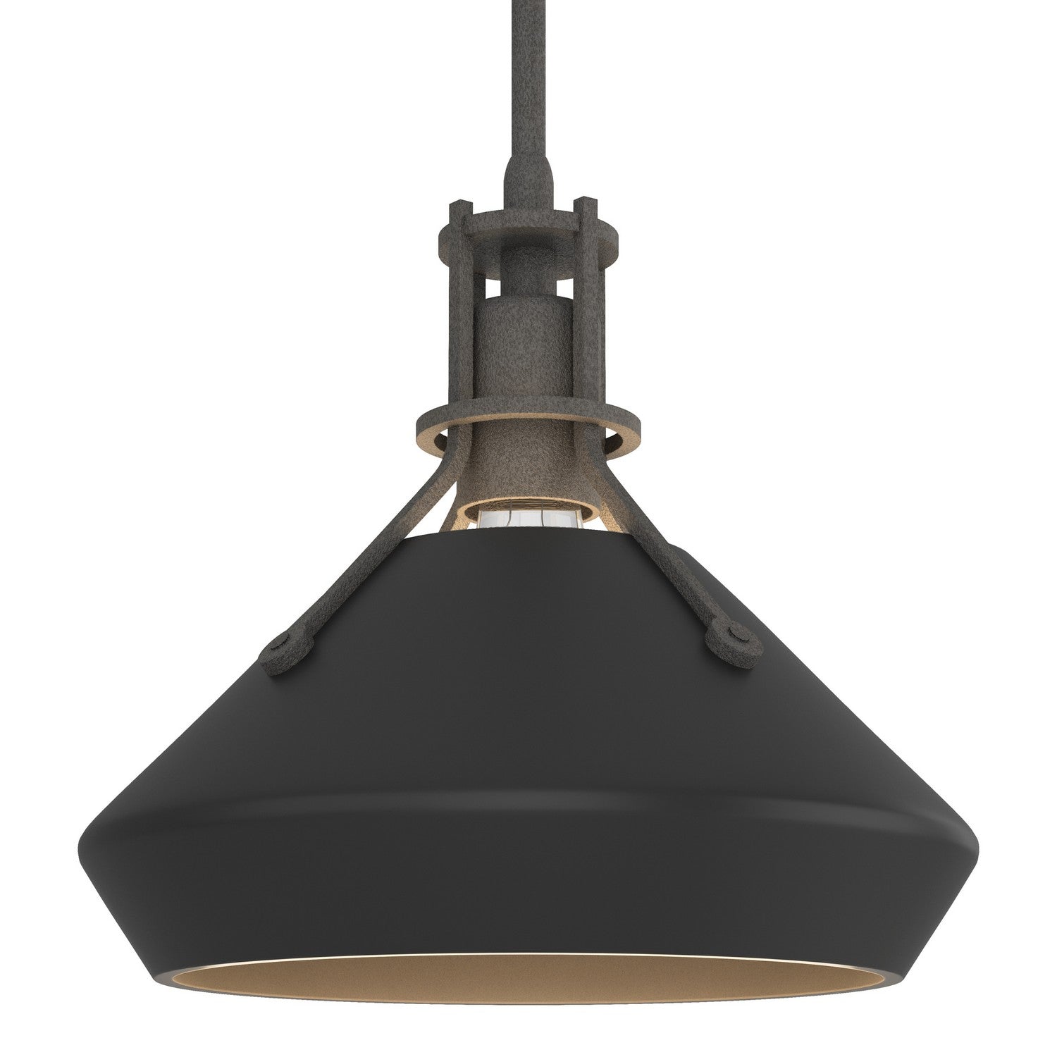 Hubbardton Forge - 184251-SKT-MULT-20-10 - Henry with Chamfer Pendant - Henry - Natural Iron