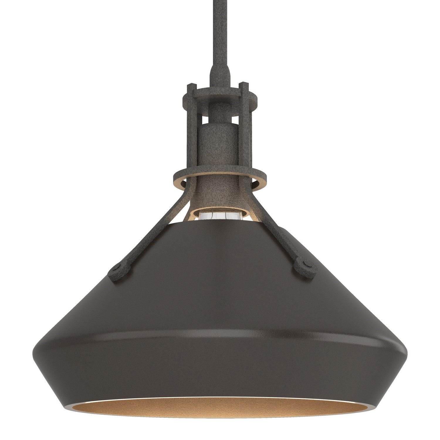 Hubbardton Forge - 184251-SKT-MULT-20-14 - Henry with Chamfer Pendant - Henry - Natural Iron