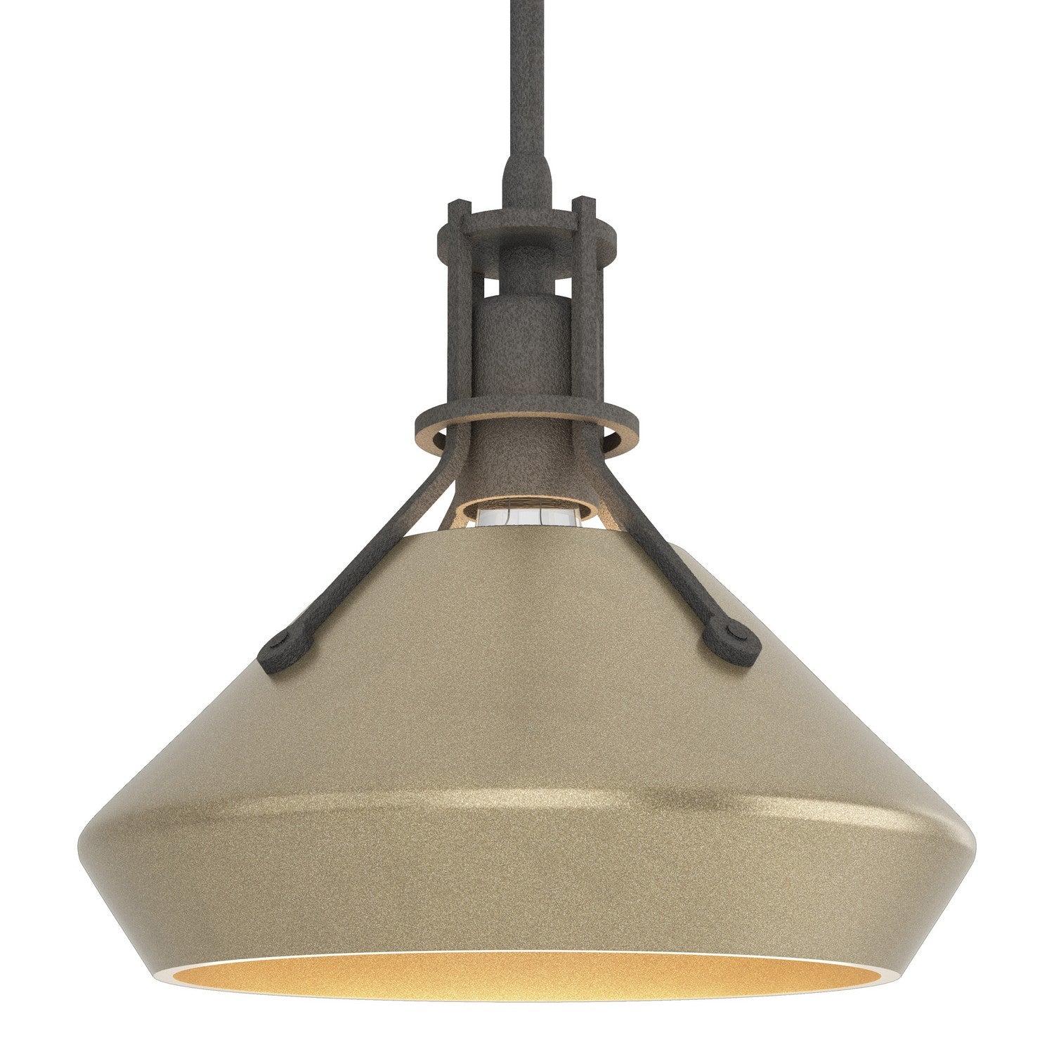 Hubbardton Forge - 184251-SKT-MULT-20-84 - Henry with Chamfer Pendant - Henry - Natural Iron