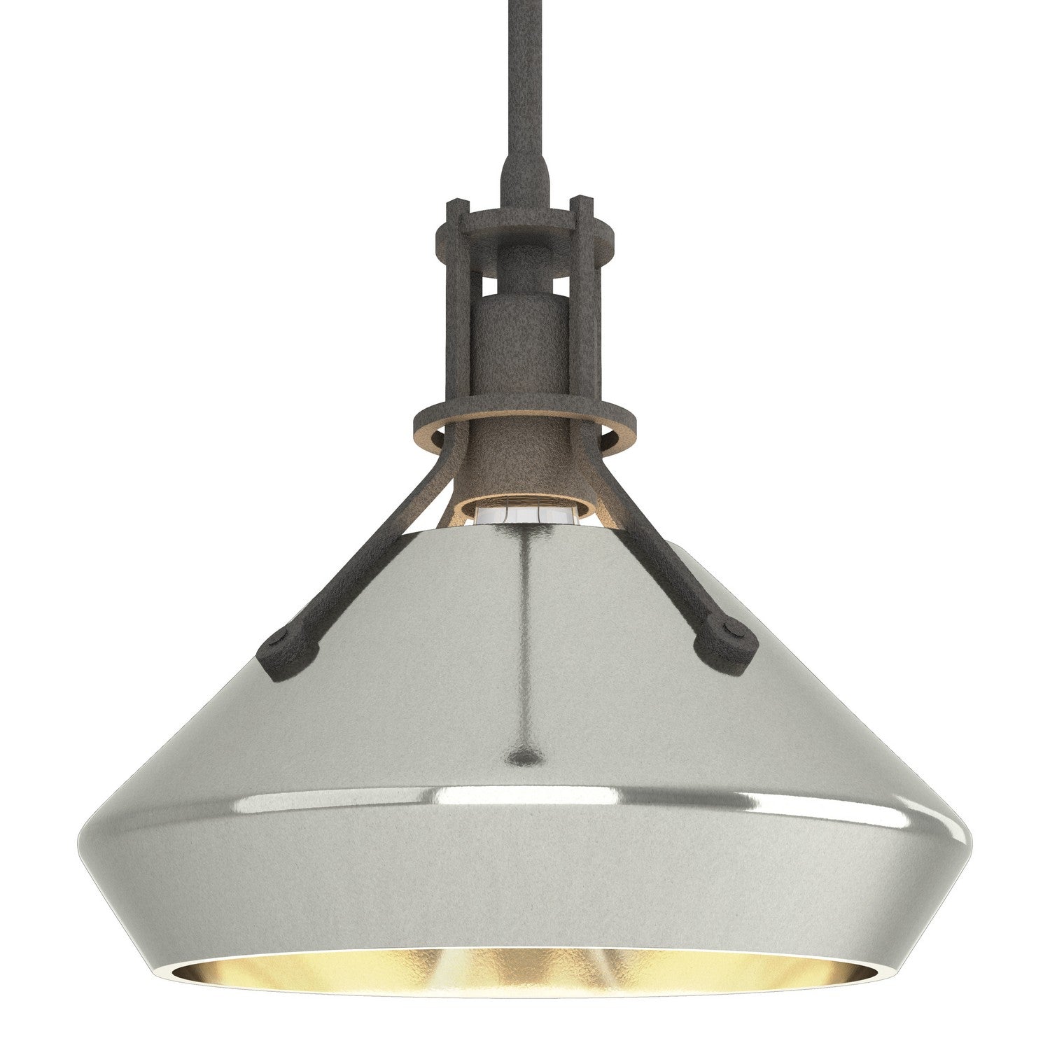 Hubbardton Forge - 184251-SKT-MULT-20-85 - Henry with Chamfer Pendant - Henry - Natural Iron