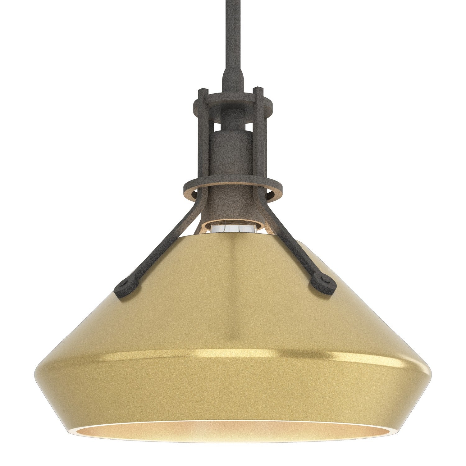 Hubbardton Forge - 184251-SKT-MULT-20-86 - Henry with Chamfer Pendant - Henry - Natural Iron