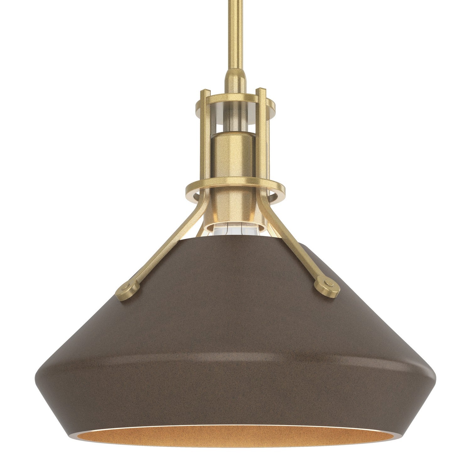 Hubbardton Forge - 184251-SKT-MULT-86-05 - Henry with Chamfer Pendant - Henry - Modern Brass