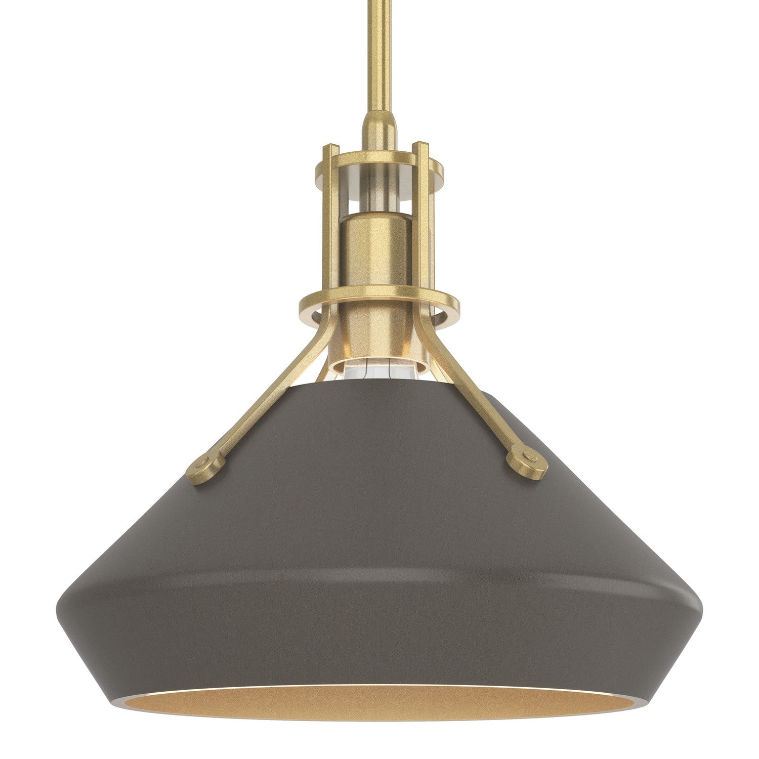 Hubbardton Forge - 184251-SKT-MULT-86-07 - Henry with Chamfer Pendant - Henry - Modern Brass