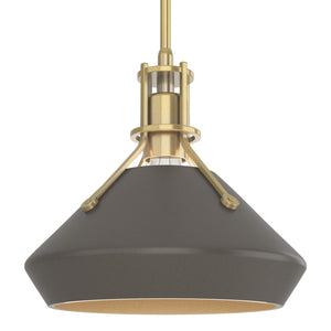 Hubbardton Forge - 184251-SKT-MULT-86-07 - One Light Mini Pendant - Henry - Modern Brass