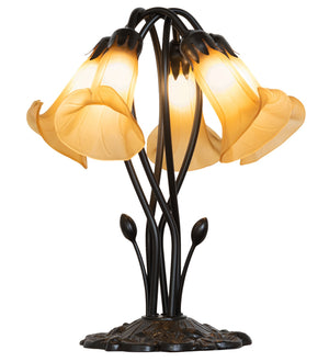 Meyda Tiffany - 262226 - Five Light Table Lamp - Amber - Mahogany Bronze