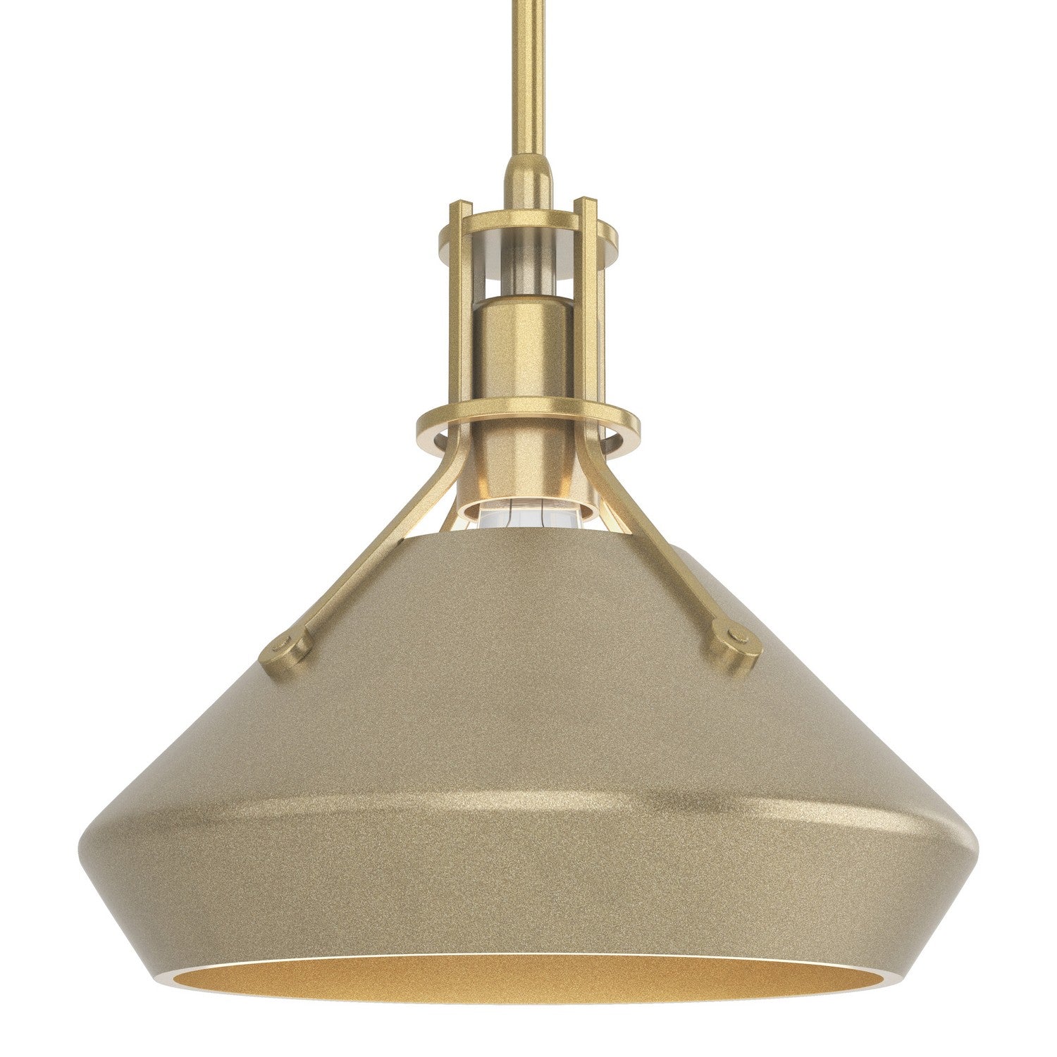 Hubbardton Forge - 184251-SKT-MULT-86-84 - Henry with Chamfer Pendant - Henry - Modern Brass