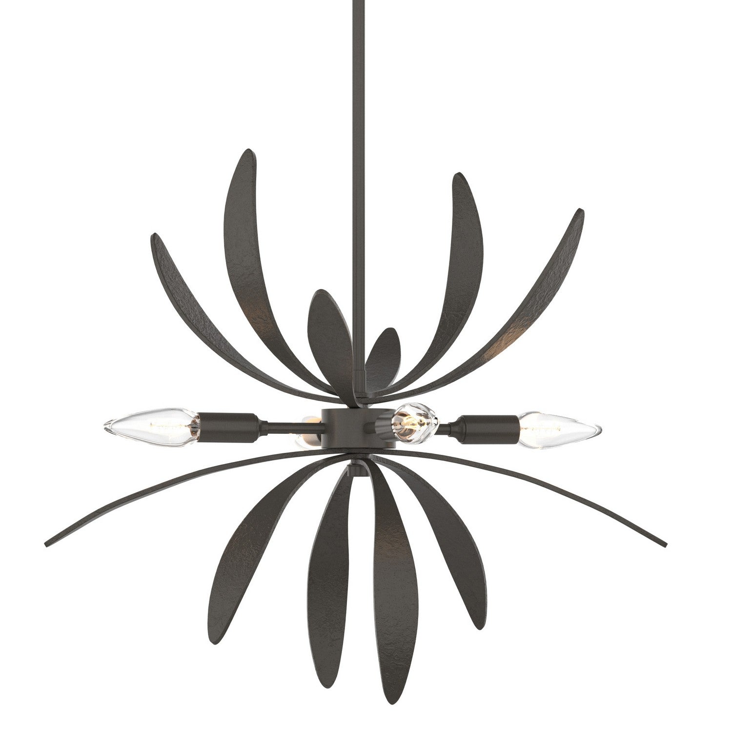 Hubbardton Forge - 184350-SKT-MULT-07 - Dahlia Mini Pendant - Dahlia - Dark Smoke
