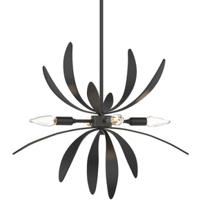 Hubbardton Forge - 184350-SKT-MULT-10 - Four Light Pendant - Dahlia - Black