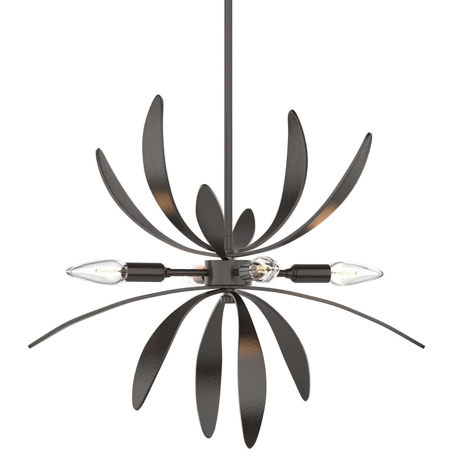 Hubbardton Forge - 184350-SKT-MULT-14 - Four Light Pendant - Dahlia - Oil Rubbed Bronze