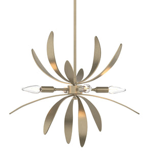 Hubbardton Forge - 184350-SKT-MULT-84 - Four Light Pendant - Dahlia - Soft Gold