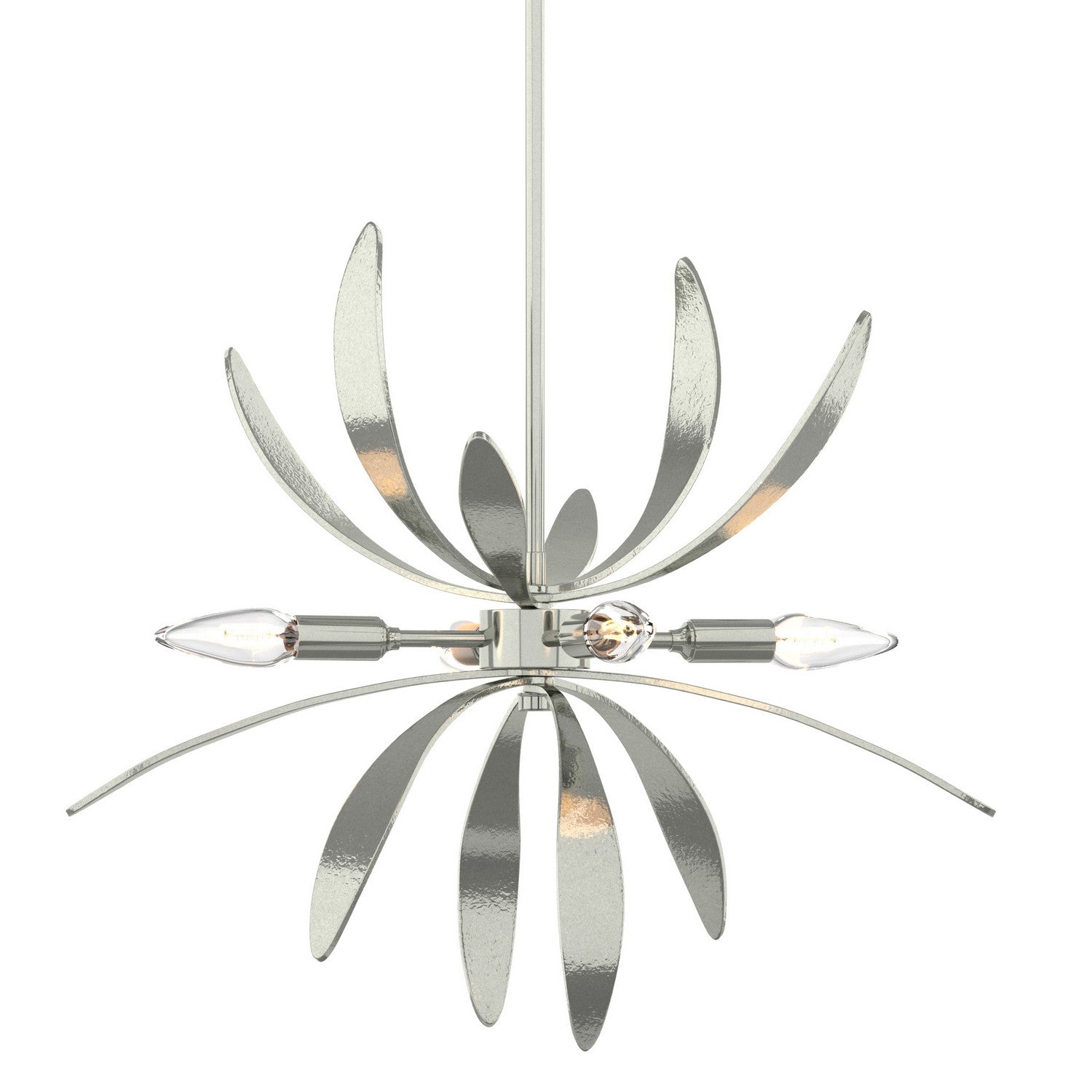 Hubbardton Forge - 184350-SKT-MULT-85 - Four Light Pendant - Dahlia - Sterling