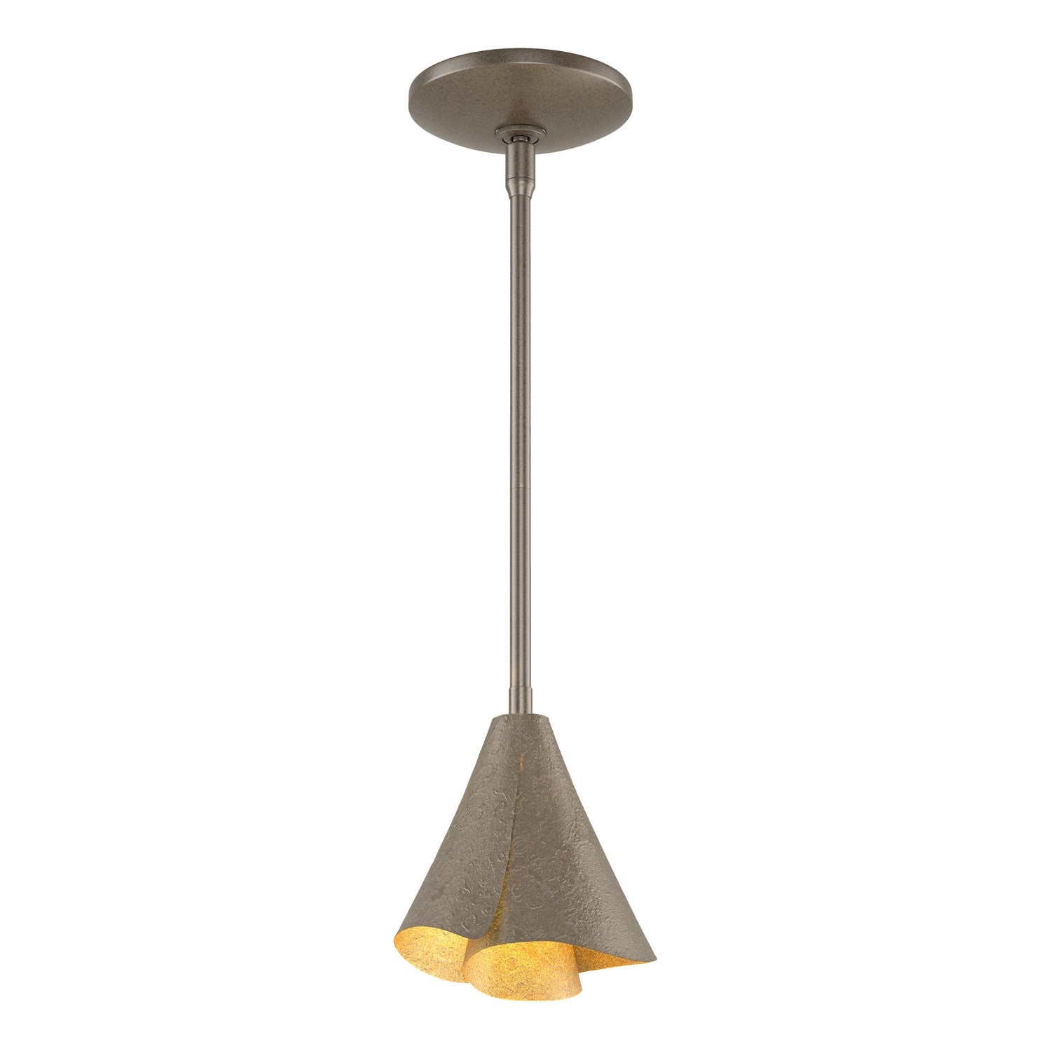 Hubbardton Forge - 184500-SKT-MULT-05 - Mobius Steel Shade Mini Pendant - Mobius - Bronze