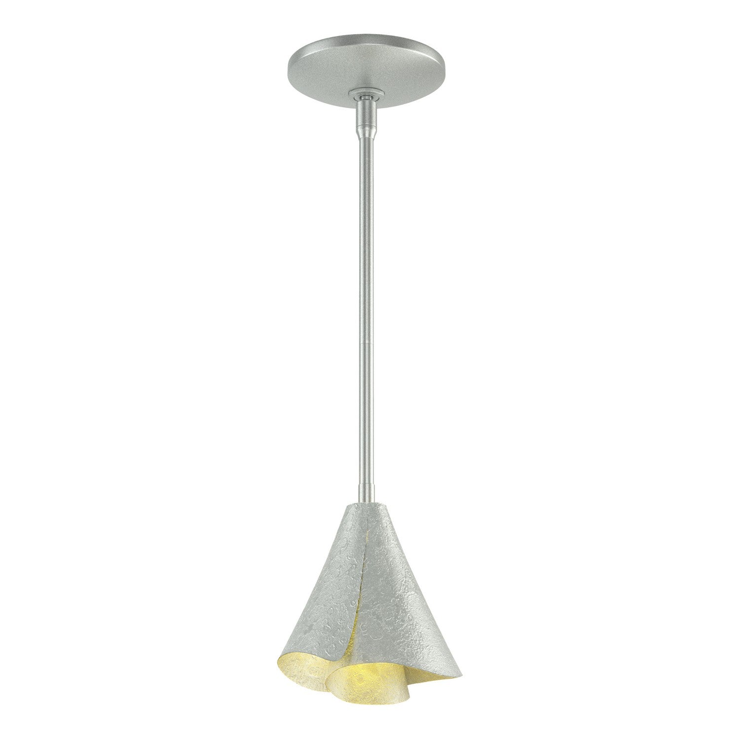 Hubbardton Forge - 184500-SKT-MULT-82 - Mobius Steel Shade Mini Pendant - Mobius - Vintage Platinum