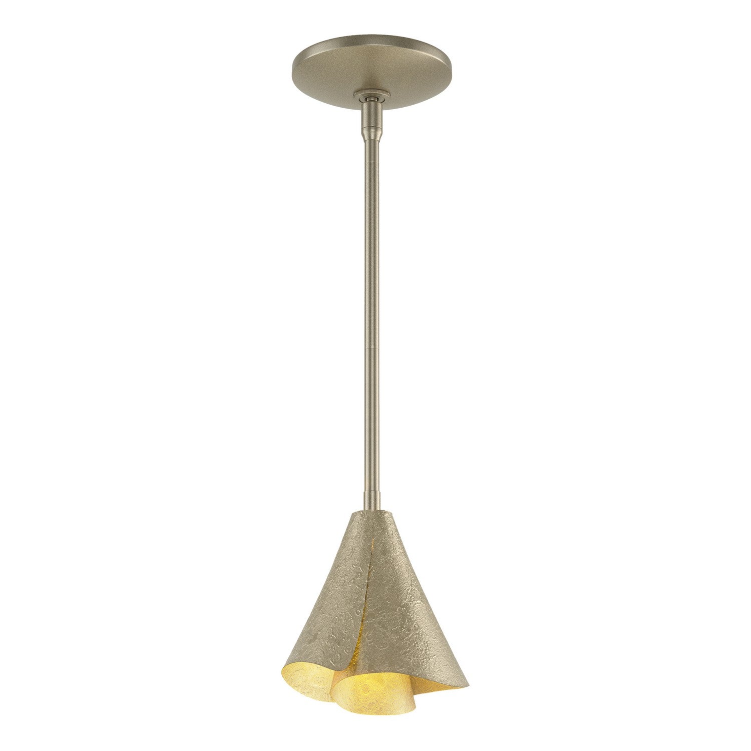 Hubbardton Forge - 184500-SKT-MULT-84 - One Light Mini Pendant - Mobius - Soft Gold