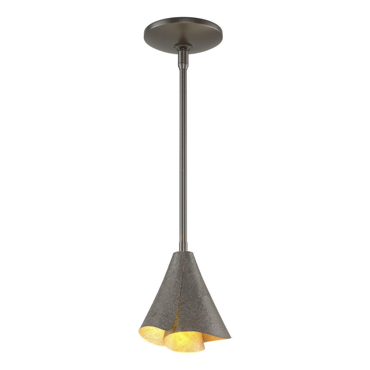 Hubbardton Forge - 184500-SKT-MULT-89 - Mobius Steel Shade Mini Pendant - Mobius - Ink