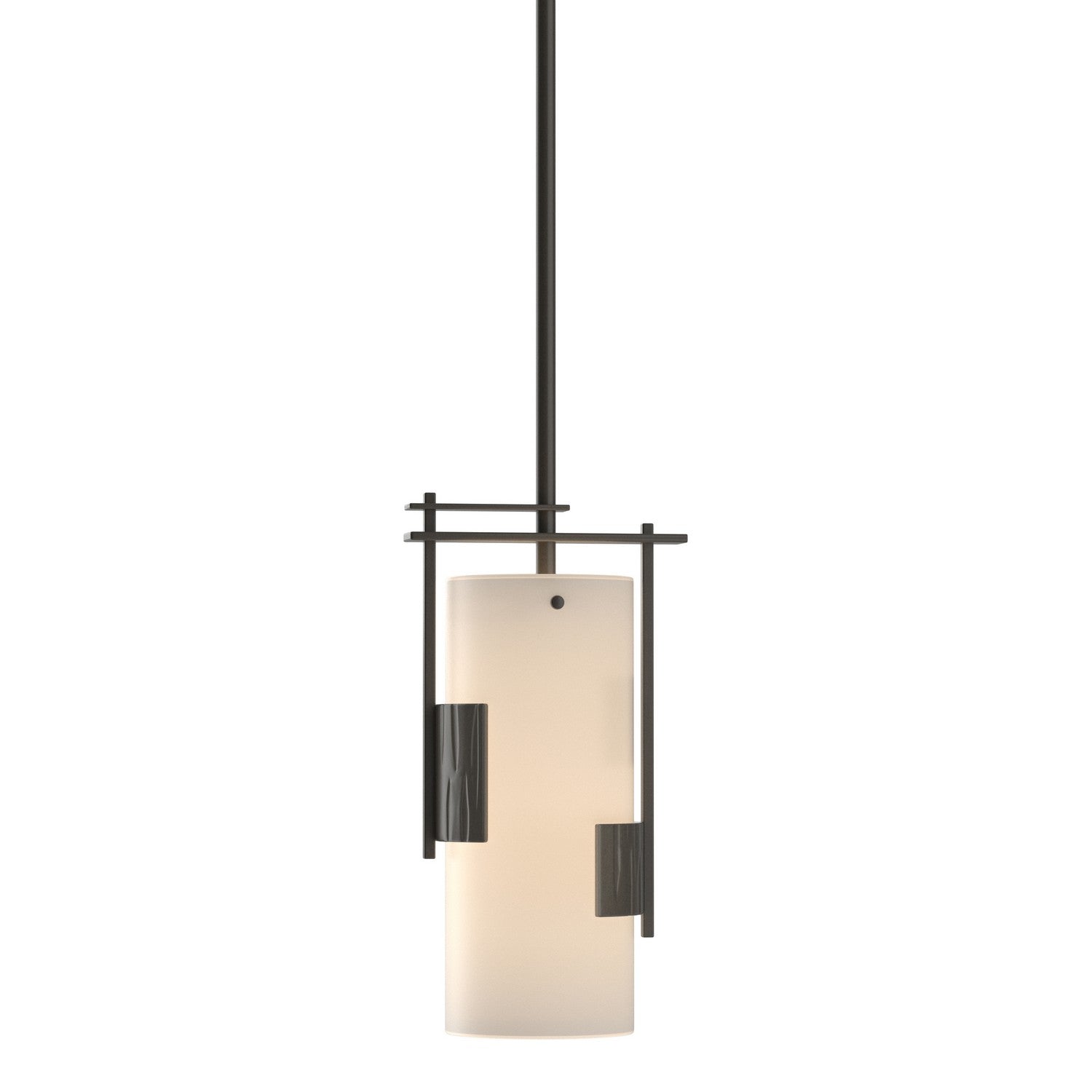 Hubbardton Forge - 185400-SKT-MULT-07-GG0075 - One Light Mini Pendant - Fullered - Dark Smoke