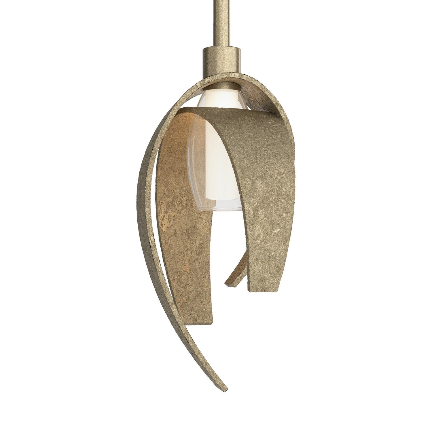 Hubbardton Forge - 186500-SKT-MULT-84 - One Light Mini Pendant - Corona - Soft Gold