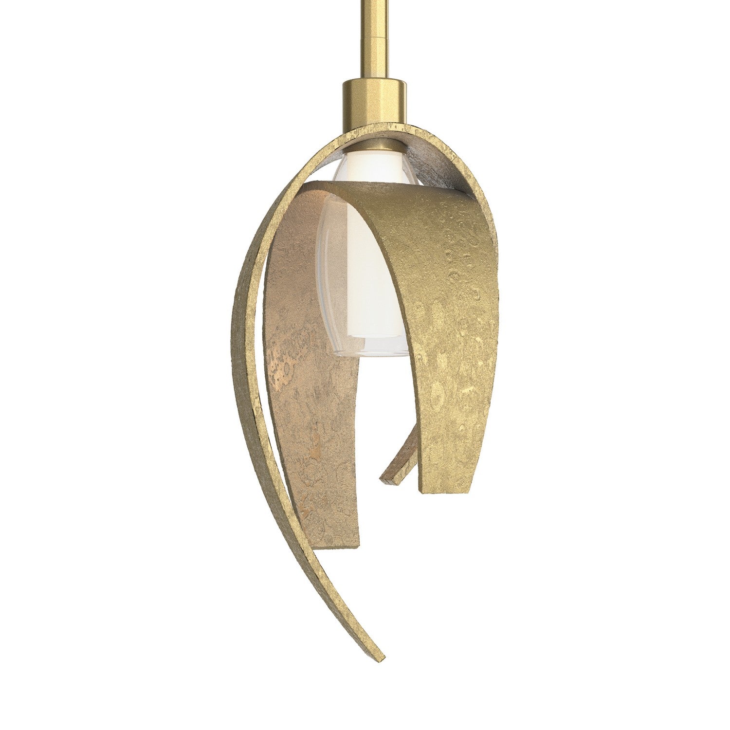 Hubbardton Forge - 186500-SKT-MULT-86 - One Light Mini Pendant - Corona - Modern Brass