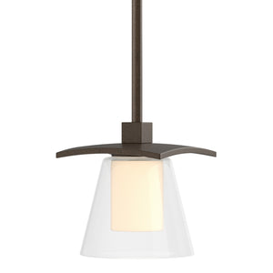 Hubbardton Forge - 186600-SKT-MULT-05-ZU0284 - One Light Mini Pendant - Wren - Bronze