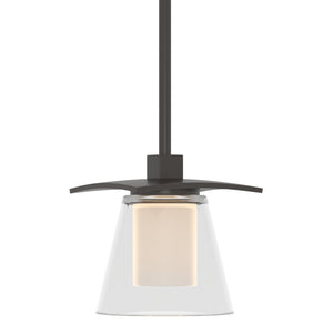Hubbardton Forge - 186600-SKT-MULT-14-ZU0284 - One Light Mini Pendant - Wren - Oil Rubbed Bronze