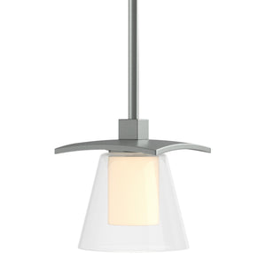 Hubbardton Forge - 186600-SKT-MULT-82-ZU0284 - One Light Mini Pendant - Wren - Vintage Platinum