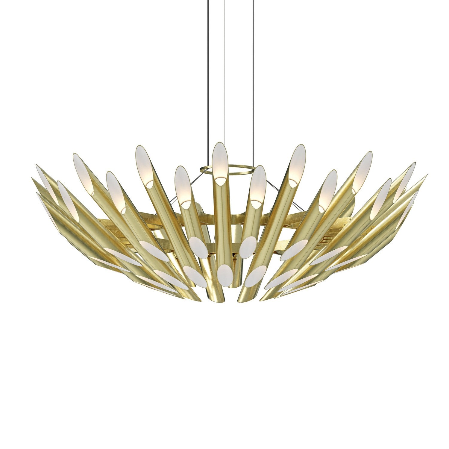 Sonneman - 2046.38 - LED Pendant - Chimes - Satin Brass