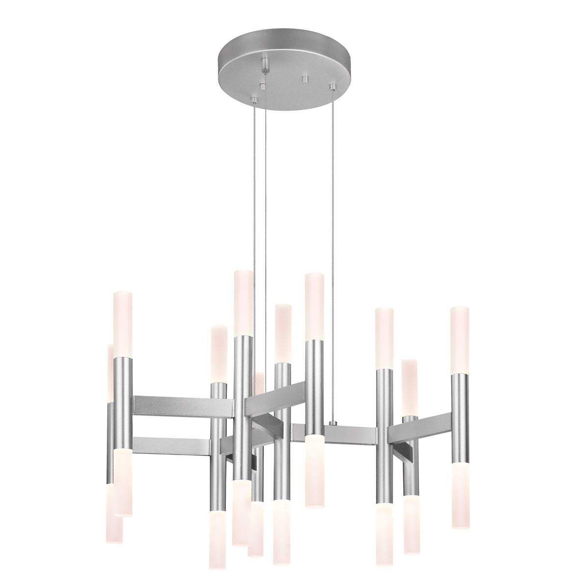 Sonneman - 2233.16 - LED Pendant - Luna - Bright Satin Aluminum