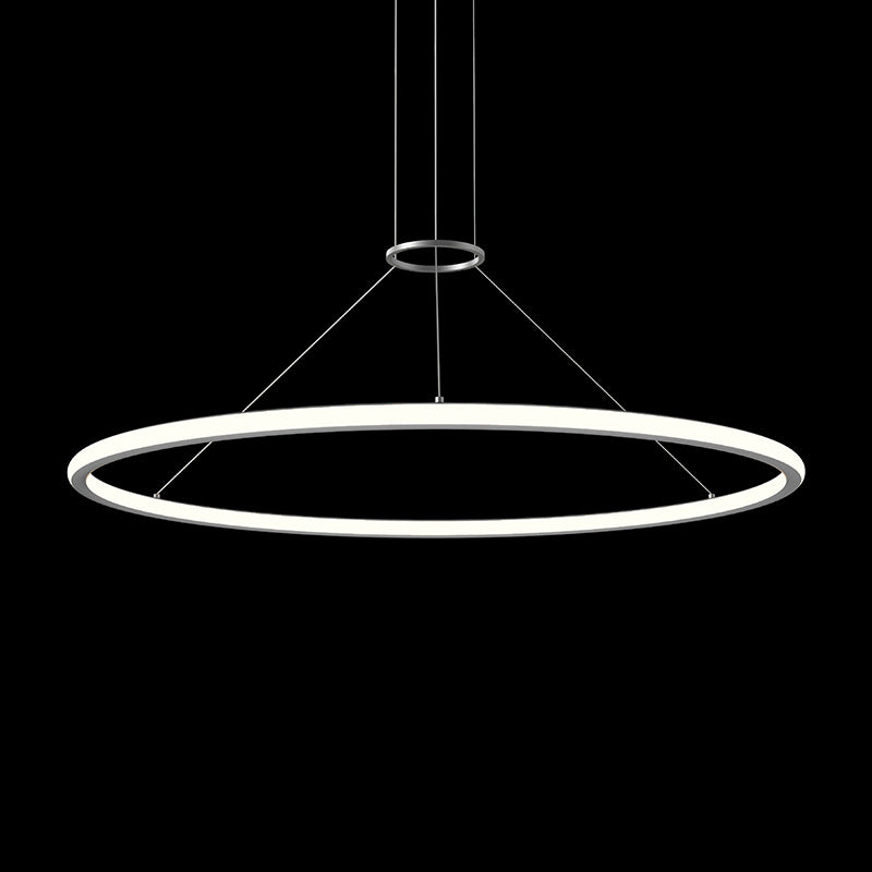 Sonneman - 2234.16 - LED Pendant - Luna - Bright Satin Aluminum