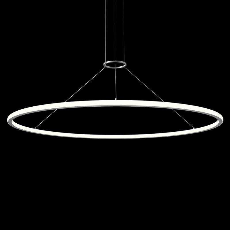 Sonneman - 2235.16 - LED Pendant - Luna - Bright Satin Aluminum