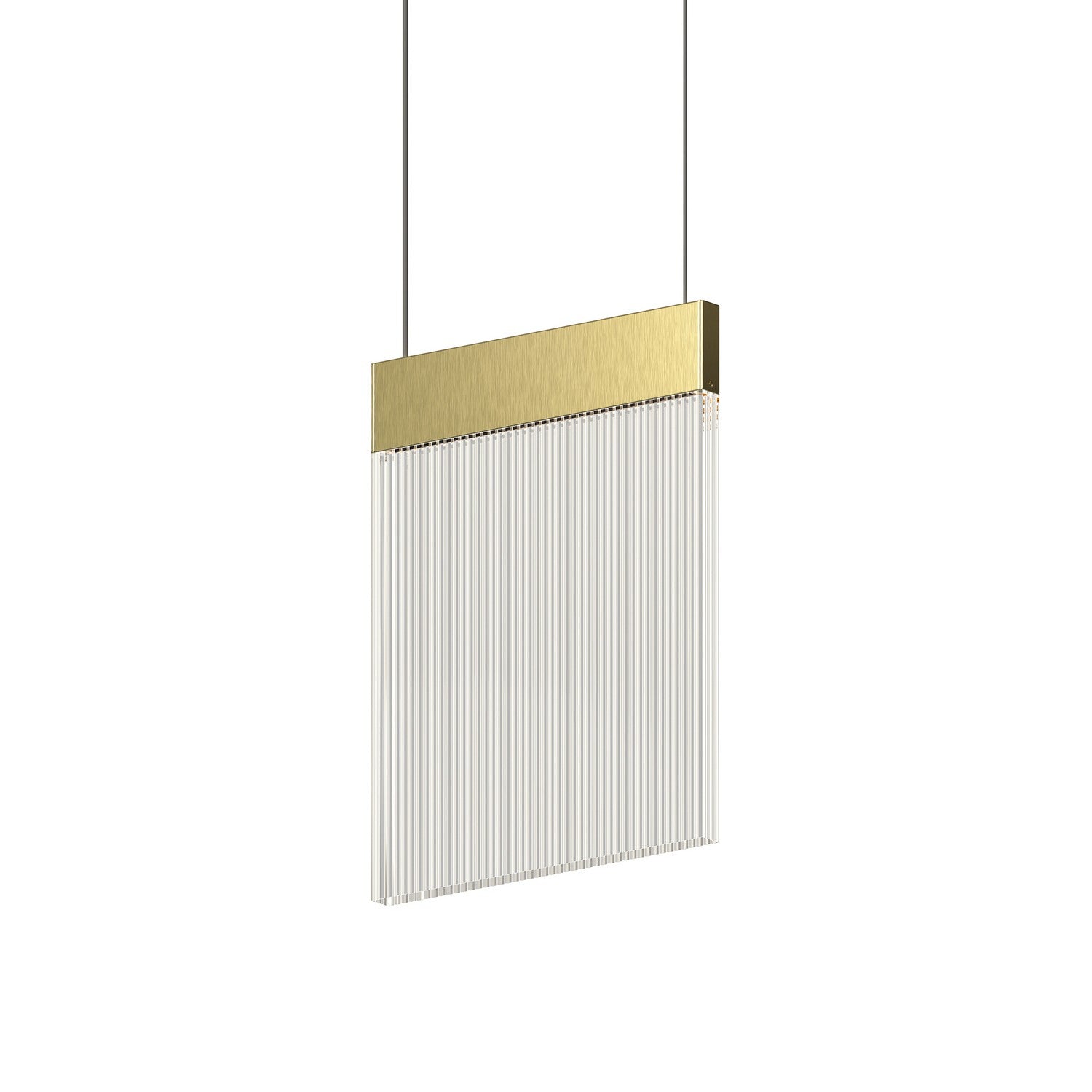 Sonneman - 3090.14 - LED Pendant - V Panels - Brass