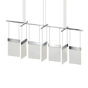 Sonneman - 3096.01 - LED Pendant - V Panels - Polished Chrome