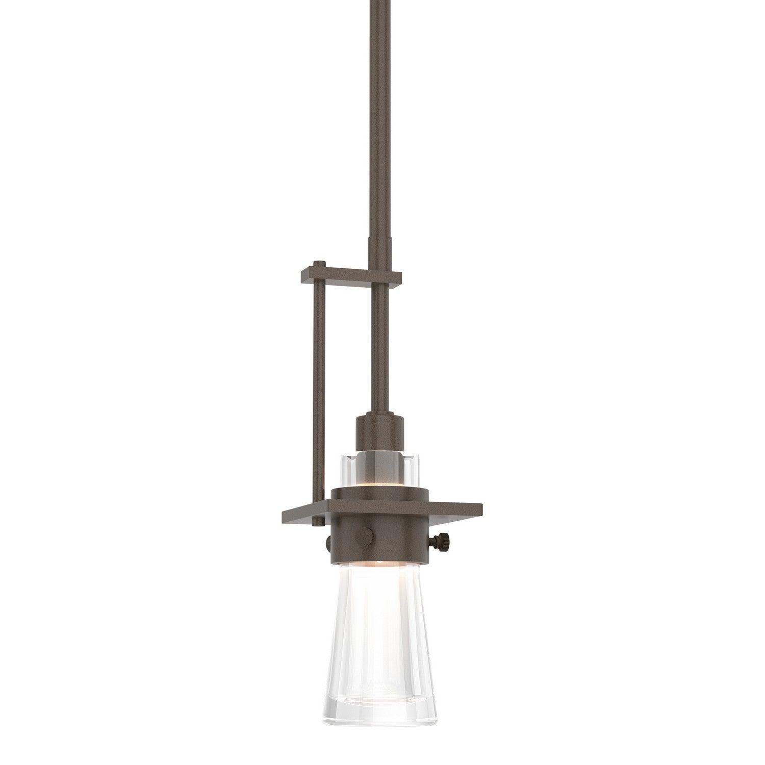 Hubbardton Forge - 187100-SKT-MULT-05-ZM0343 - Erlenmeyer Small Mini Pendant - Erlenmeyer - Bronze