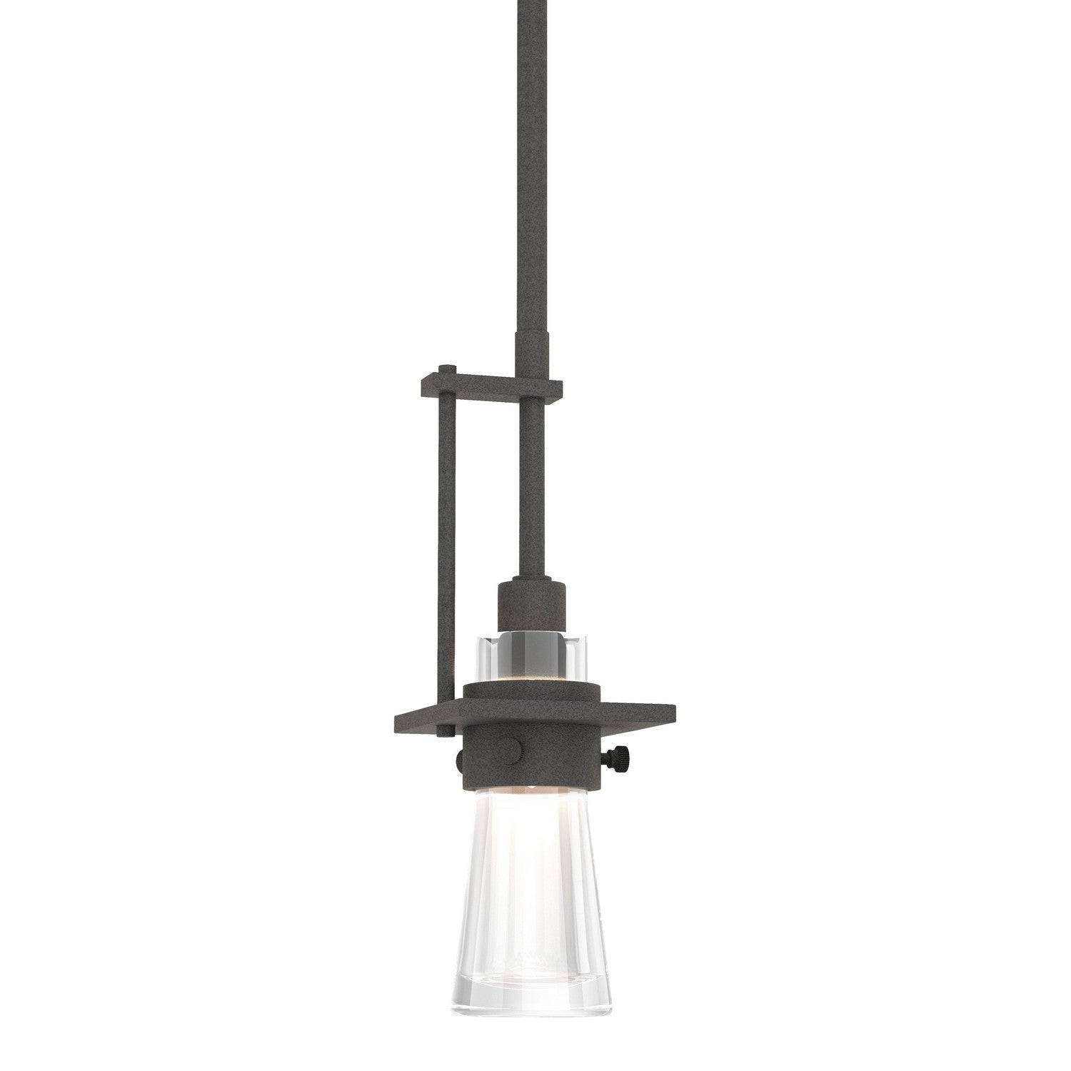 Hubbardton Forge - 187100-SKT-MULT-20-ZM0343 - One Light Mini Pendant - Erlenmeyer - Natural Iron