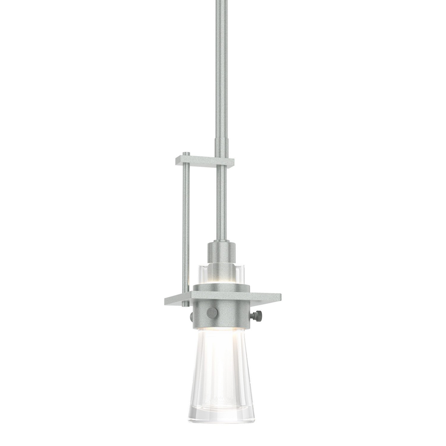 Hubbardton Forge - 187100-SKT-MULT-82-ZM0343 - Erlenmeyer Small Mini Pendant - Erlenmeyer - Vintage Platinum